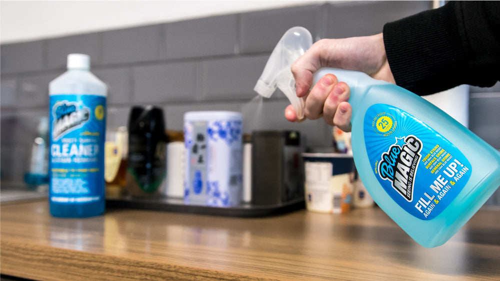 Blue Magic Cleaner | Multi Purpose Cleaning Concentrate - Tackles Tough Stains - As Seen on TV! - 500ml - Blue Magic Trial Starter Kit - Homechem