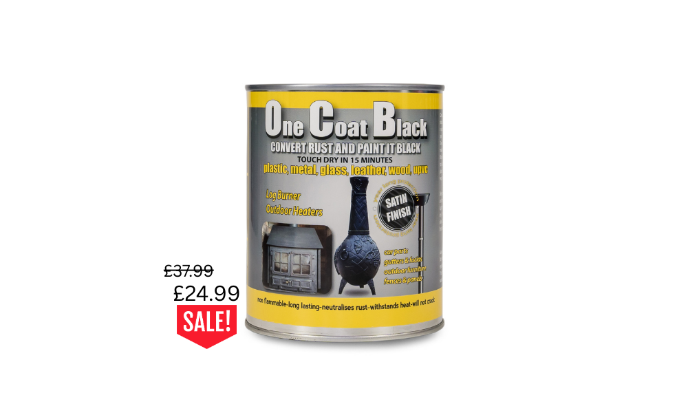 Transform Rust into Sleek Black Beauty with One Coat Black