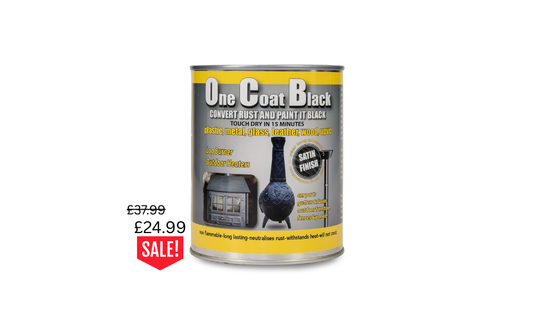 Transform Rust into Sleek Black Beauty with One Coat Black