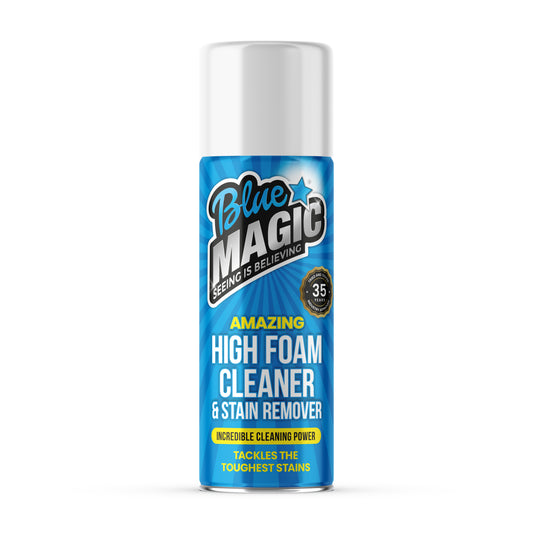Blue Magic - High Foam Cleaner - Multi Purpose Cleaning Detergent Solution - 500ml Aerosol Spray Can - Homechem