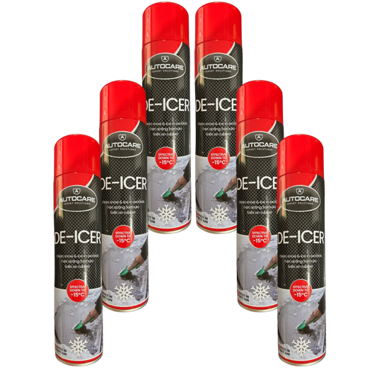 Autocare De-Icer Aerosol – Rapid Ice Removal, Works Down to –15 °C - Homechem