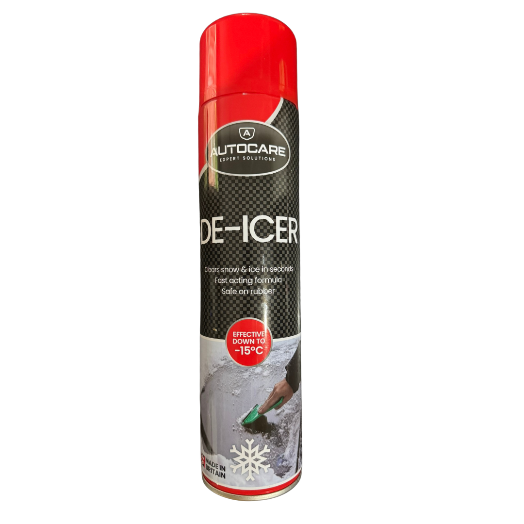 Autocare De-Icer Aerosol – Rapid Ice Removal, Works Down to –15 °C - Homechem