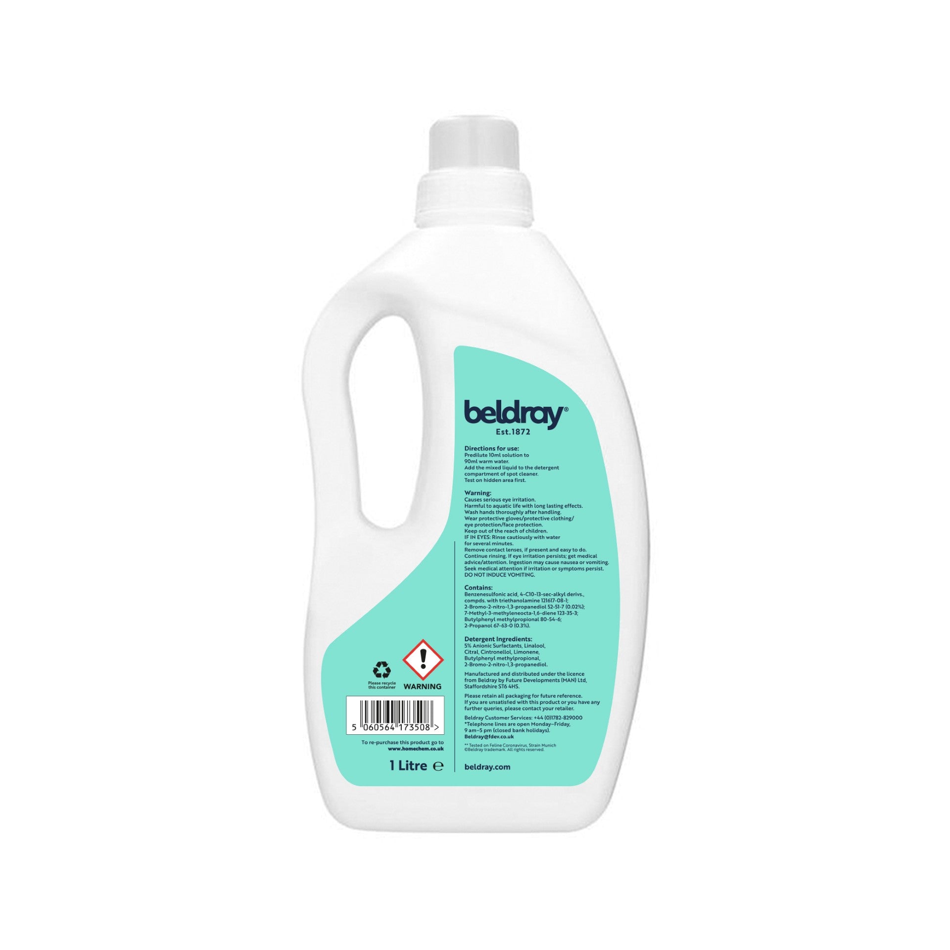 **New** Beldray® Cleaning Solutions Spot Buster – AS SEEN ON TV | Carpets, Rugs & Uphostery Powerful Stain Remover - 1 Litre - Homechem