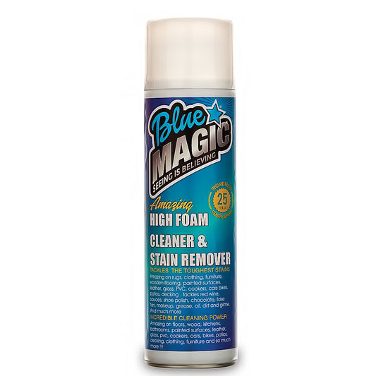 Blue Magic - High Foam Cleaner - Multi Purpose Cleaning Detergent Solution - 500ml Aerosol Spray Can